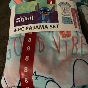 Disney Stitch Kids Pajama Set - Blue and Pink Vibes